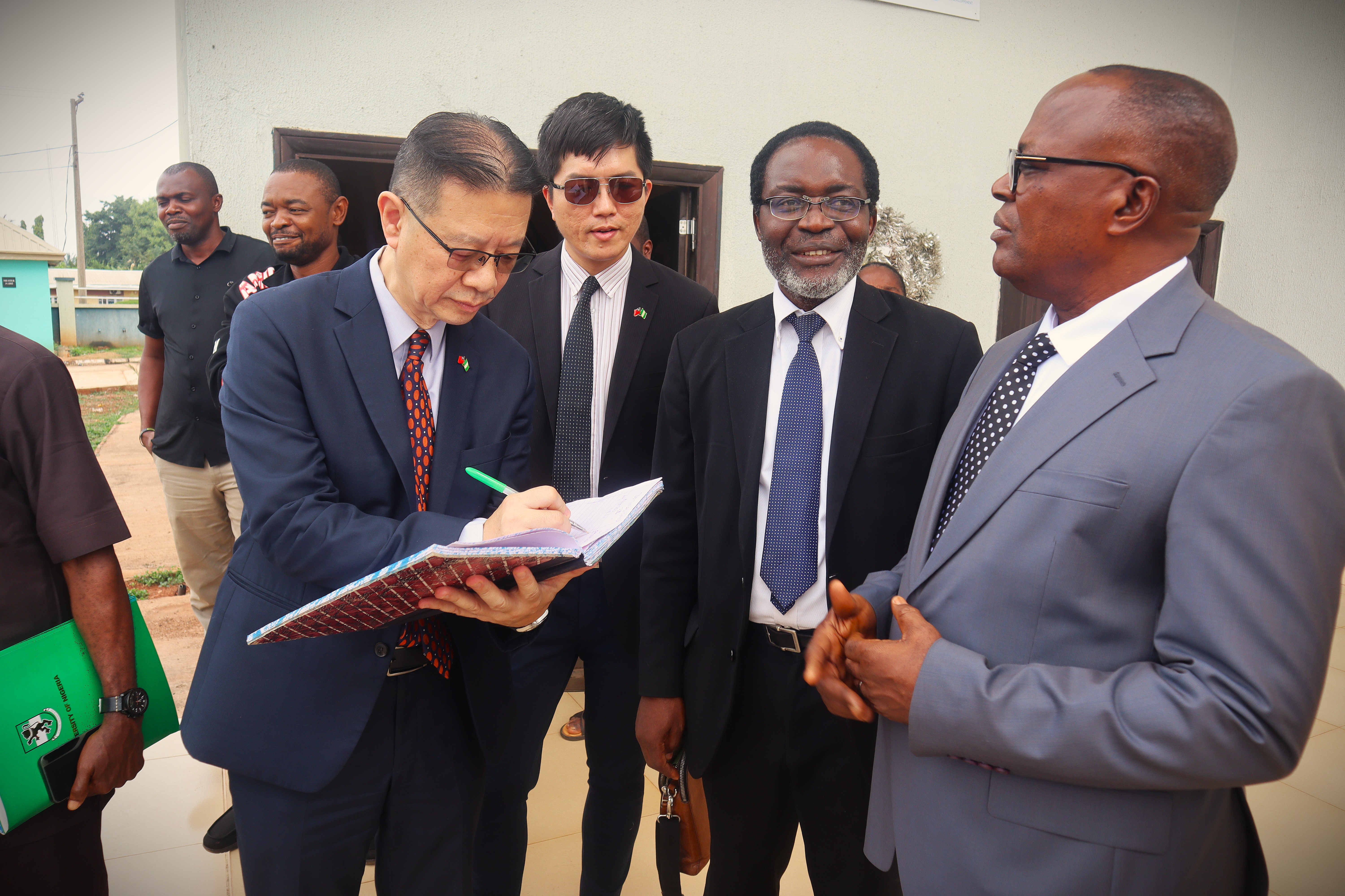 Taiwanese Ambassador Tours UNN, Explores Research and Innovation Partnerships
